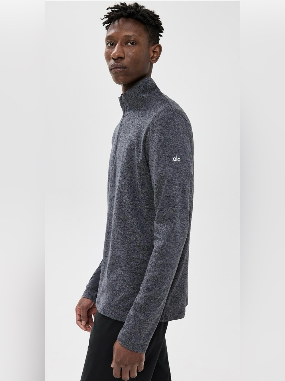 Mens Alo Yoga Conquer Reform Quarter Zip Long Sleeve Size Small Athleisure